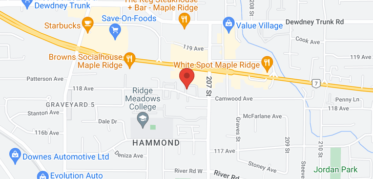 map of 404 20675 118 AVENUE